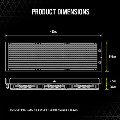 Corsair iCUE H170i Elite Capellix CPU Liquid Cooler (Black)